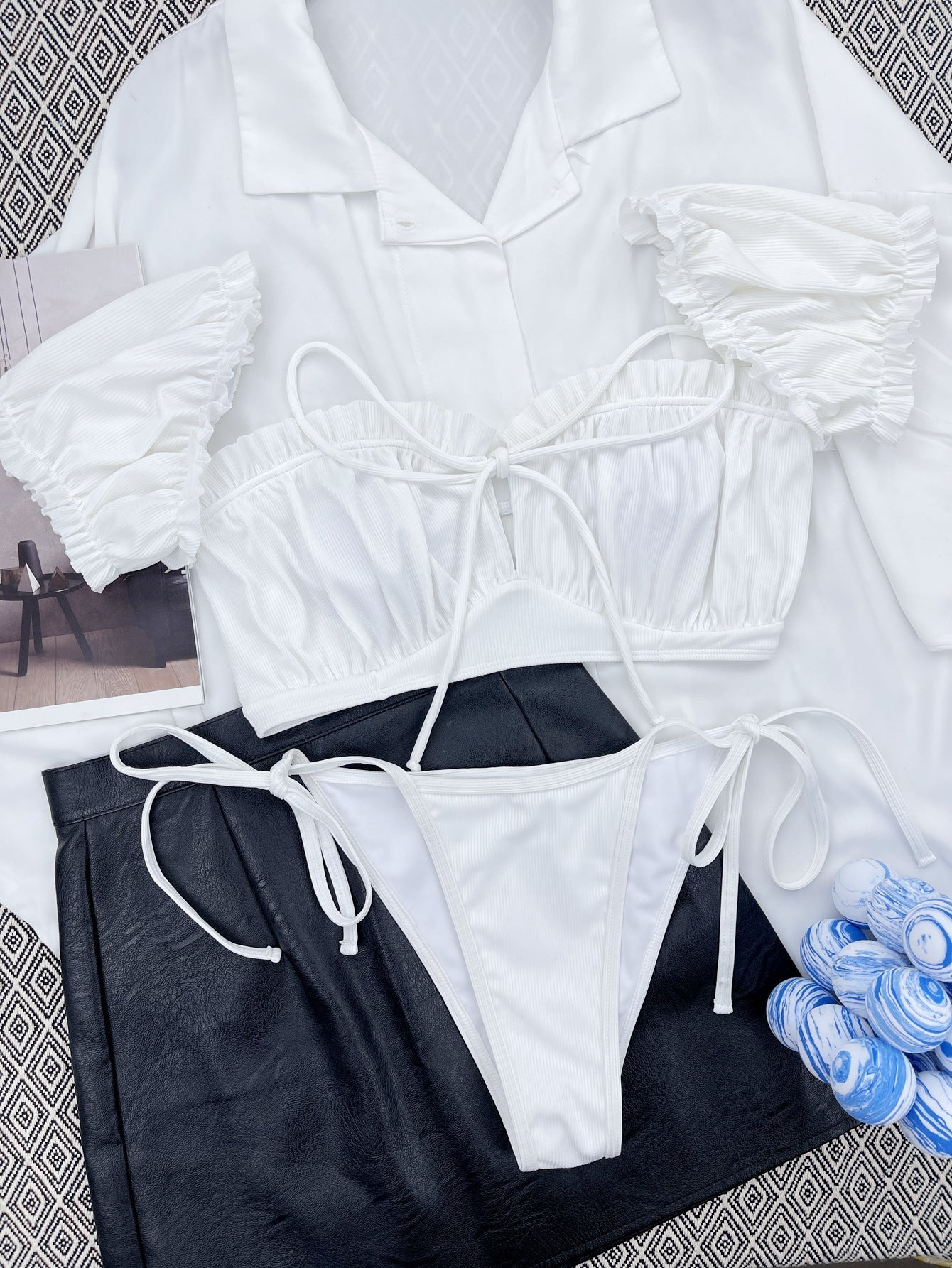 Bikini Sexy Drawstring Swimsuit Swimsuit Bella Mia